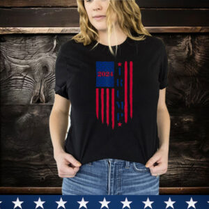 Trump 2024 American Flag T-Shirt