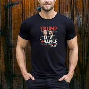 Brand: Trump J.D. Vance 2024 Apparel Trump Vance 2024 Retro Stripe Trump T-Shirt