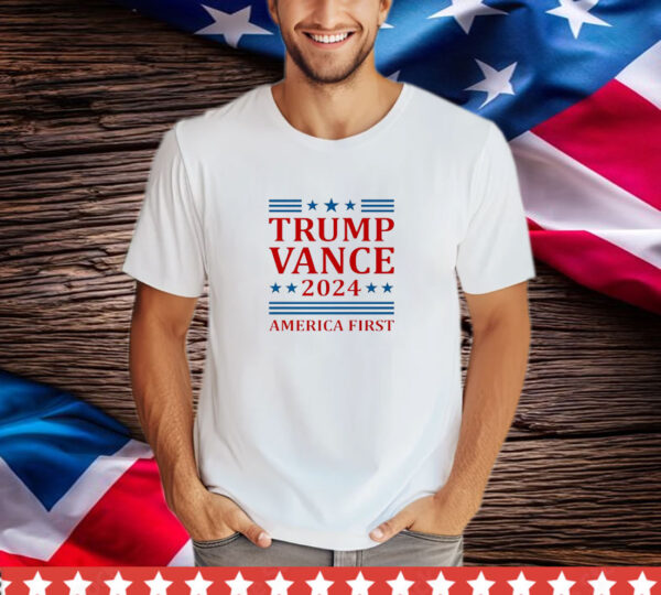 Trump Vance 2024 America First President VP USA Election T-Shirt