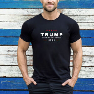 President Trump Fight! Fight! Fight! 4th of July 2024 MAGA T-Shirt
