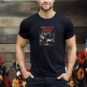 Trump vance 2024 eagle America flag Election vote T-Shirt