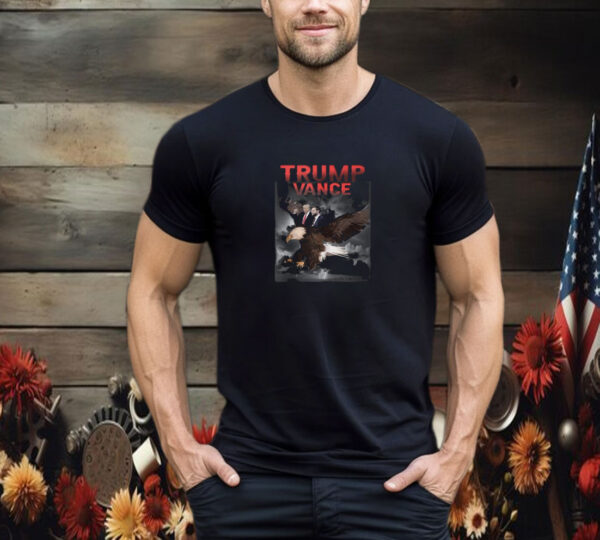 Trump vance 2024 eagle America flag Election vote T-Shirt