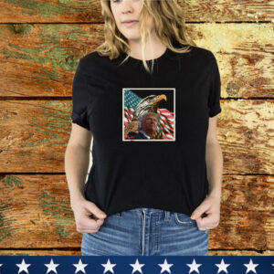 Trump's First Appearance USA Flag Bandaged Trump 2024 T-Shirt