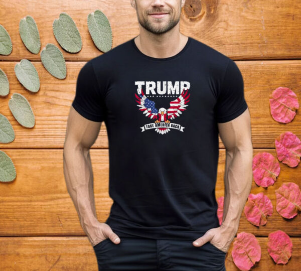 Trump Vance 2024 US Flag Vintage T-Shirt