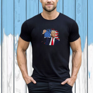 Fight Trump 2024 Election American Flag Donald Trump 2024 T-Shirt