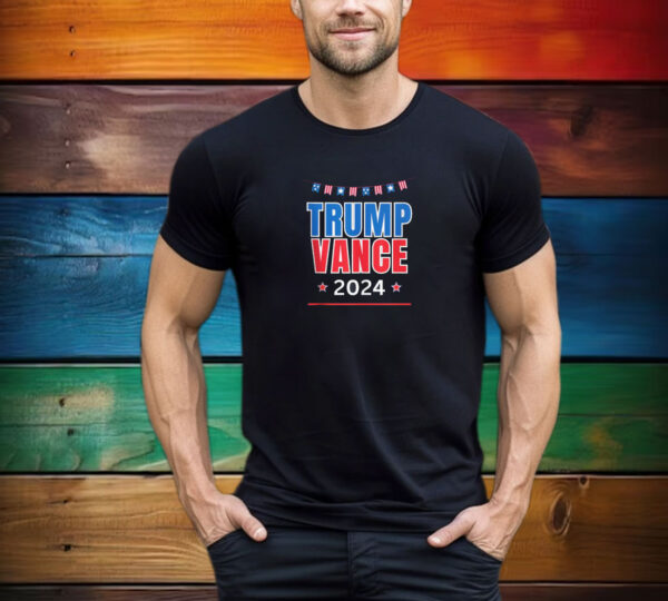 Trump Vance 2024 Republican Election Politics Elephant Party T-Shirt