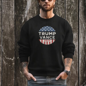 Trump Vance 2024 Vintage Button USA T-Shirt