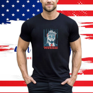 Trump Shirt American Flag Team 'Murica MAGA Memorial Day Patriotic USA Merica Mens 4th of July T-Shirt