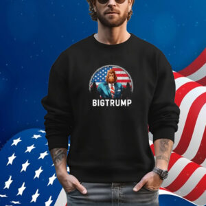 Bigfoot Sasquatch Trump Biden 2024 Pre Election 4th of July T-Shirts