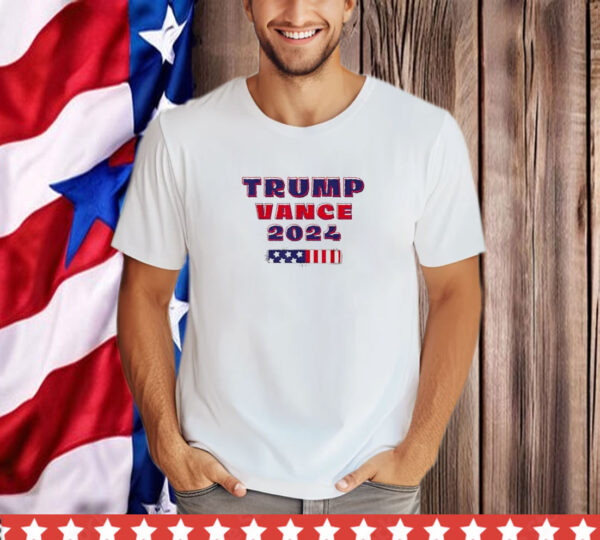 2024 Retro Stripe Trump JD Vance T-Shirt