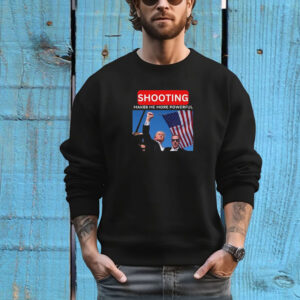 Funny Sarcastic Shooting TRUMP T-Shirt