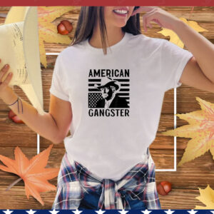 American Gangster Trump Cowboy 2024 Election Vote US MAGA T-Shirt