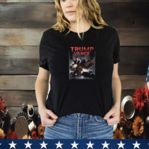 Trump vance 2024 eagle America flag Election vote T-Shirt