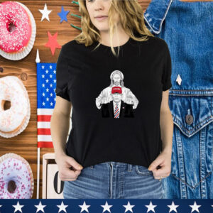 Trump Rally Protected by Jesus Patriotism and Faith Design T- Shirt