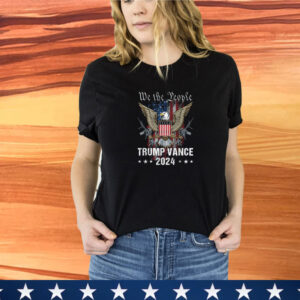 Trump Vance 2024 US Flag Vintage in US Flag design T-Shirt