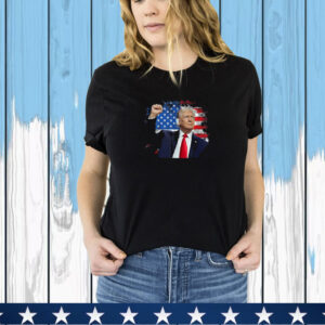 Fight Trump 2024 Election American Flag Donald Trump 2024 T-Shirt