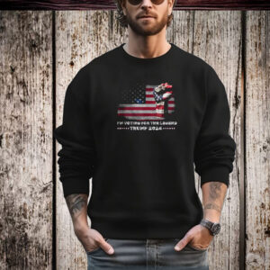 I'm Voting For The legend Us Flag Trump 2024 T-Shirt