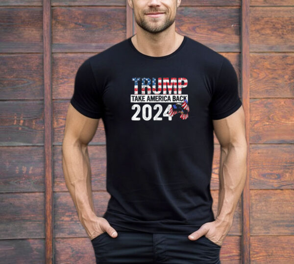 Back 4th Of July Trump 2024 T-Shirt