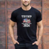 Trump 2024 Take America Back American Flag Trump 2024 T-Shirt