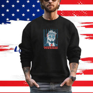 Trump Shirt American Flag Team 'Murica MAGA Memorial Day Patriotic USA Merica Mens 4th of July T-Shirt