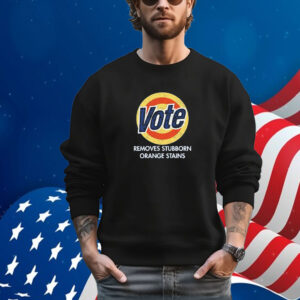Wild Bobby Vote Removes Stubborn Orange Stains Anti Trump Political Men's Graphic T-Shirt