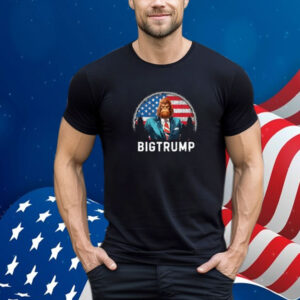 Bigfoot Sasquatch Trump Biden 2024 Pre Election 4th of July T-Shirts