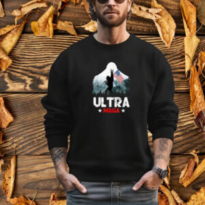 Trump Ultra Maga Funny Bigfoot Bring Flag For Republica T-Shirt