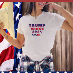 2024 Retro Stripe Trump JD Vance T-Shirt