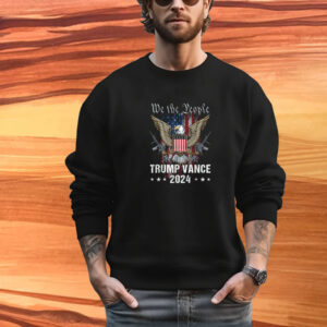 Trump Vance 2024 US Flag Vintage in US Flag design T-Shirt