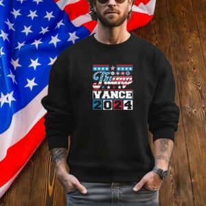 Donald Trump Vance 2024 Retro Stripe Trump JD Vance T-Shirt