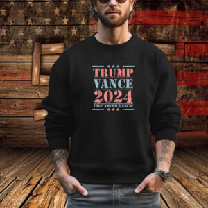 Trump Vance 2024 Take America Back Election Retro Stripe T-Shirt