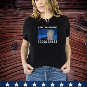God Is Great Bless The President Check Var Trump 2024 Shirt
