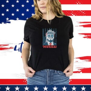 Trump Shirt American Flag Team 'Murica MAGA Memorial Day Patriotic USA Merica Mens 4th of July T-Shirt