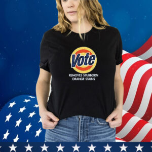 Wild Bobby Vote Removes Stubborn Orange Stains Anti Trump Political Men's Graphic T-Shirt