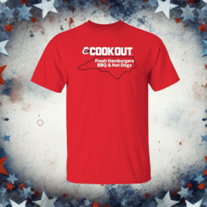 Cook Out Fresh Hamburgers Bbq & Hot Dogs Shirt