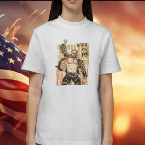HANGMAN ADAM PAGE WORLD ON FIRE SHIRT