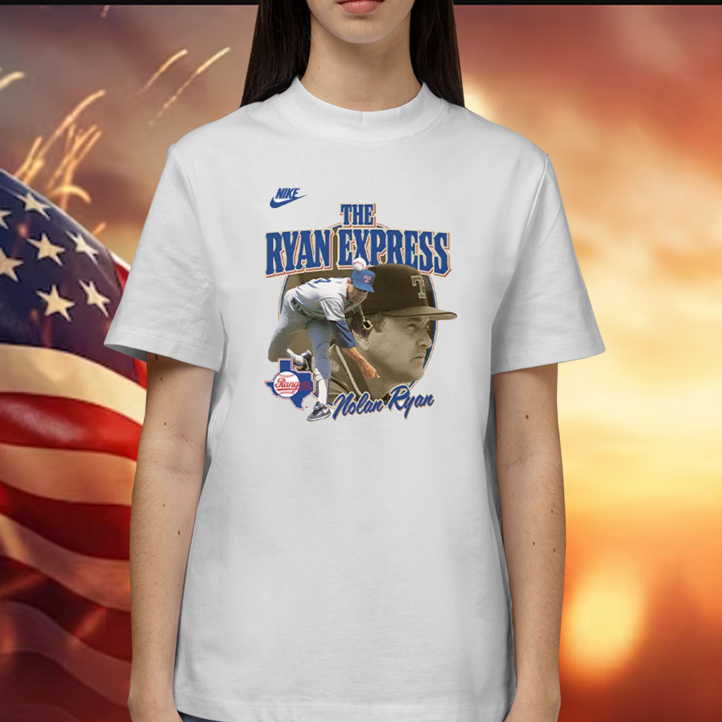 Nolan Ryan Rangers The Ryan Express Shirt