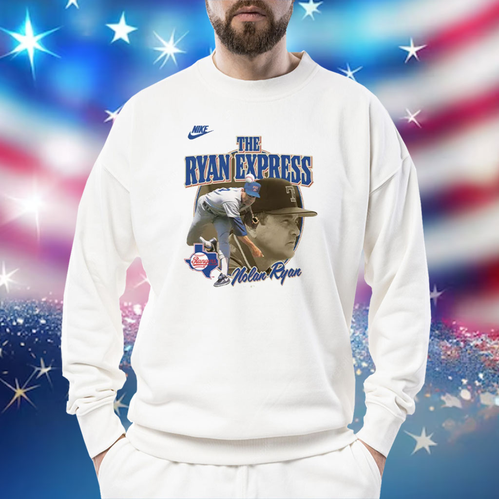 Nolan Ryan Rangers The Ryan Express Shirt