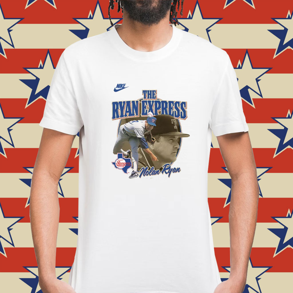 Nolan Ryan Rangers The Ryan Express Shirt