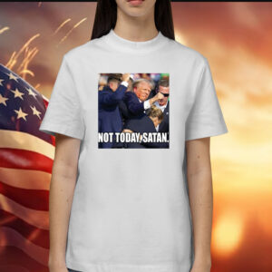 Not Today Satan Trump Shot 2024 Shirt