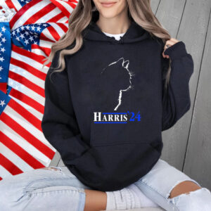 Official Cat Ladies For Kamala Funny Cat 2024 President Kamala-Harri Shirt
