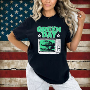 Official Green Day Saviors Tour Tv Explosion Shirt