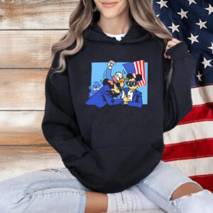 Official Took It Easy Duck USA Flag Shirt