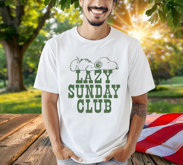 Snoopy Lazy Sunday Club Shirt