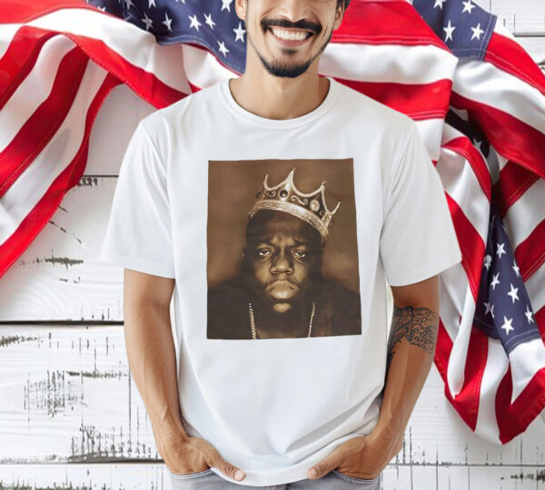 The Notorious B.I.G. King Crown Gold Chain Shirt