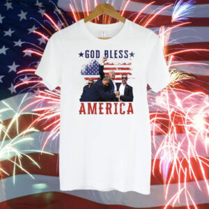 Trump Assassination God Bless America Shirt