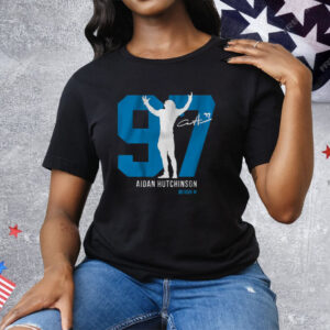 Aidan Hutchinson Action Number Silo Tee Shirt