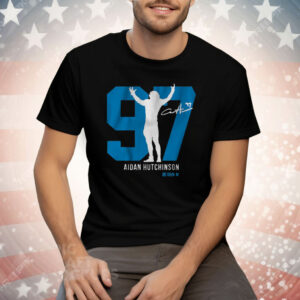 Aidan Hutchinson Action Number Silo Tee Shirt