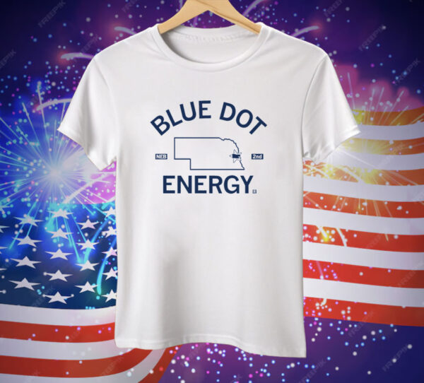 Blue Dot Energy Graphic Tee Shirt