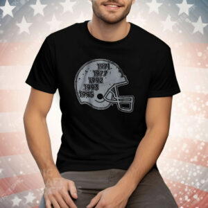 Dallas Football Glory Years Helmet Tee Shirt